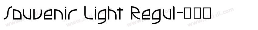 Souvenir Light Regul字体转换